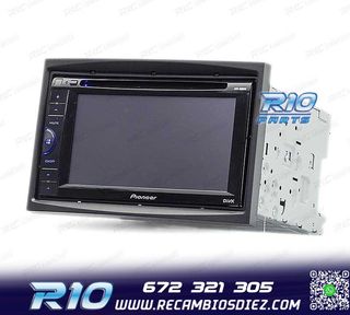 MARCO NEGRO RADIO 2-DIN PARA CITROEN C2 C3 BERLINGO JUMPY FI