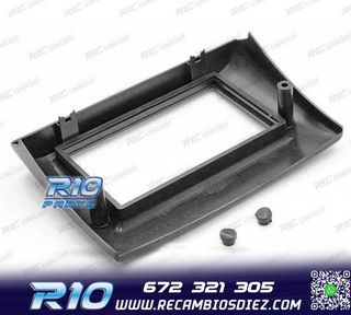 MARCO NEGRO PARA RADIO 2-DIN PARA FIAT STILO