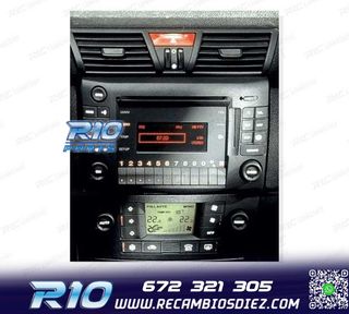 MARCO NEGRO PARA RADIO 2-DIN PARA FIAT STILO