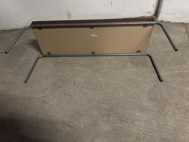 Mesa/Banco Ikea Madera y Metal Svansbo