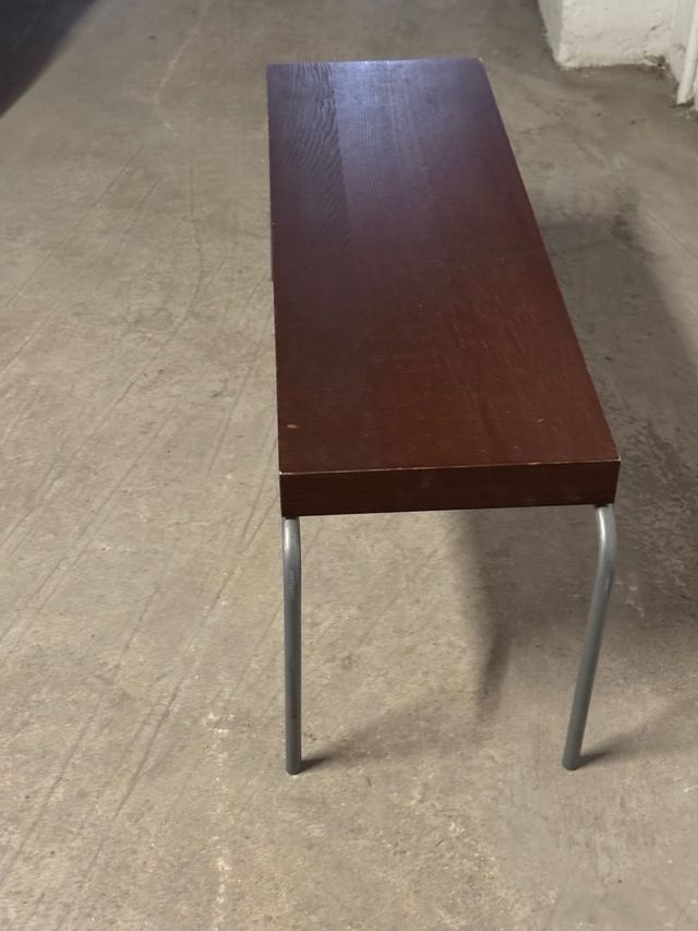 Mesa/Banco Ikea Madera y Metal Svansbo