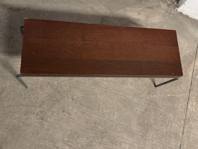 Mesa/Banco Ikea Madera y Metal Svansbo