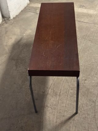 Mesa/Banco Ikea Madera y Metal Svansbo