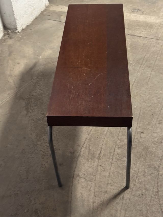 Mesa/Banco Ikea Madera y Metal Svansbo