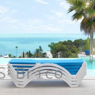 Tumbona Mykonos Azul Claro