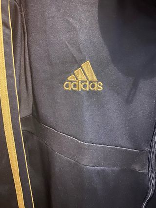 Sudadera Adidas Negra y Dorada