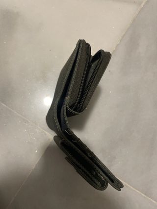 Cartera billetera monedero gris