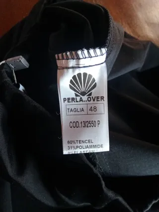 Pantaloni Donna Eleganti Perla - Taglia 48 - Nero