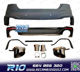 PARAGOLPES TRASERO AUDI A5 20- LOOK RS PDC