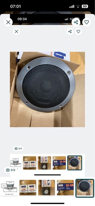 Colunas Web SH-5M 150W Novas