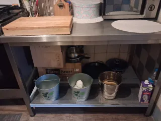 Tavolo da cucina in acciaio