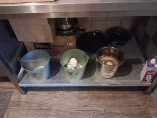 Tavolo da cucina in acciaio