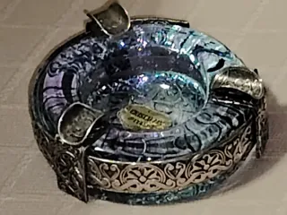 Posacenere in cristallo vintage Italia