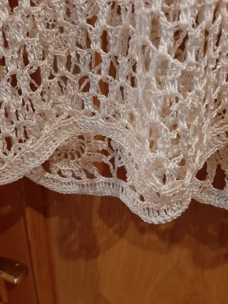 Chaqueta vintage ganchillo.