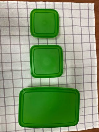 Juego de 3 Tappers Plástico Verde