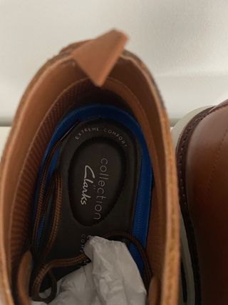 Botines Clarks Hombre Piel Marrón