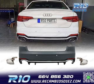 PARAGOLPES TRASERO AUDI A4 B9 SEDAN 16- LOOK RS4