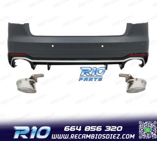 PARAGOLPES TRASERO AUDI A4 B9 SEDAN 16- LOOK RS4