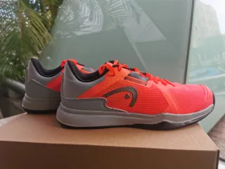 Zapatillas pádel Head Naranja y Gris