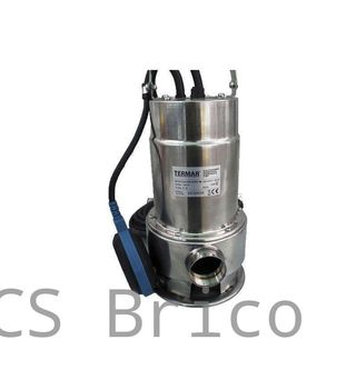 Bomba Sumergible Aguas Sucias 750w Inox