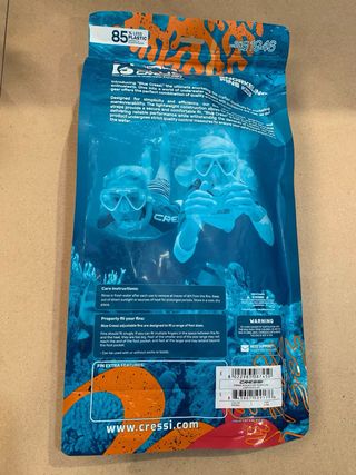 Aletas Snorkel Cressi Rocks Kid Talla L/XL (Niño)