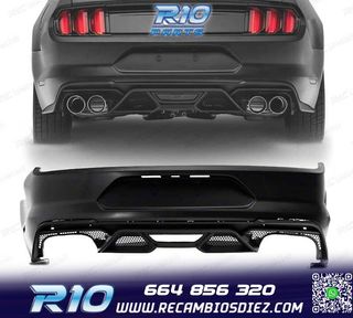 PARAGOLPES TRASERO FORD MUSTANG 15-17 LOOK GT500