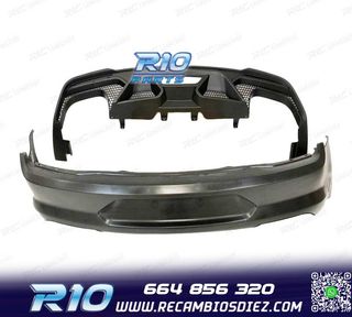 PARAGOLPES TRASERO FORD MUSTANG 15-17 LOOK GT500