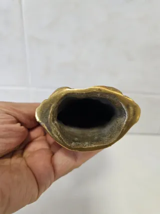 Figura Bronce Latón Chino Lu 15cm