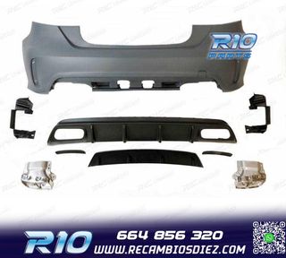 PARAGOLPES TRASERO MERCEDES CLASE A W176 A45 12-18 LOOK AMG