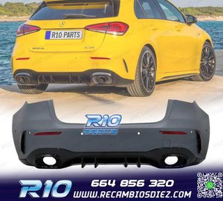 PARAGOLPES TRASERO MERCEDES CLASE A W177 LOOK A35 + COLAS E