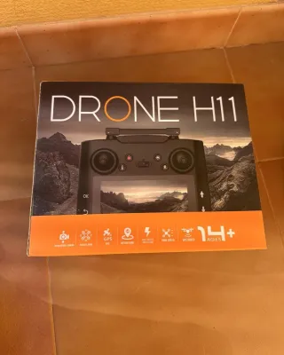 Dron Negro con Luces LED