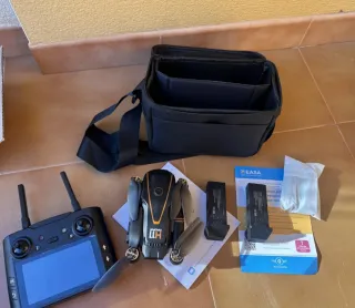 Dron Negro con Luces LED