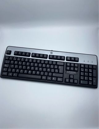 Teclado HP KB-0316 Negro/Plata