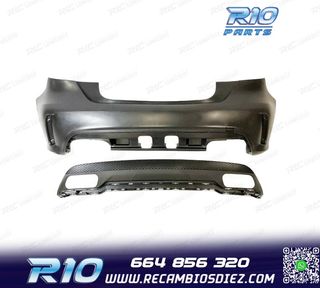 PARAGOLPES TRASERO MERCEDES A W176 12-15 LOOK AMG A45