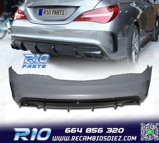 PARAGOLPES TRASERO MERCEDES CLA W117 C117 13-19 LOOK 45 AM