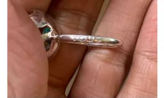 Anillo Tous Lumiere Flor Plata y Turquesa Nuevo