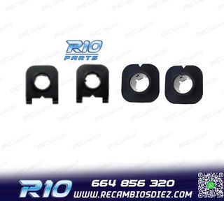 KIT 4 SOPORTES 30MM PDC BMW E60 04- PARAGOLPES TRASERO LOO