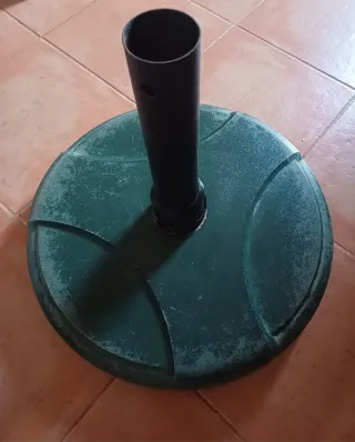 Base para sombrilla muy pesada