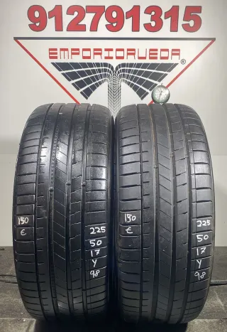 225 50 17 Y KUMHO RUEDA AL 90% VIDA UTIL