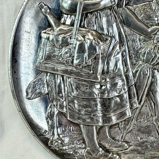 Plato WMF Art Nouveau Caperucita y Lobo