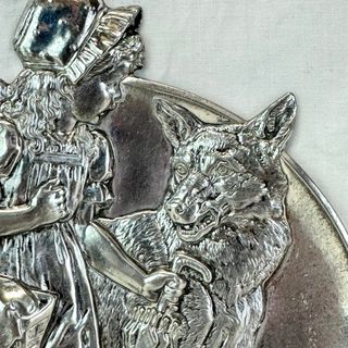 Plato WMF Art Nouveau Caperucita y Lobo