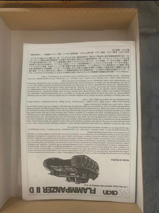 Maqueta Flammpanzer II Alan 1/35