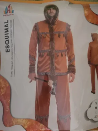 Disfraz Esquimal Adulto Marrón