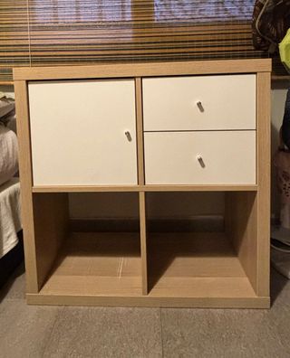 Estantería Ikea Madera Clara con Cajones