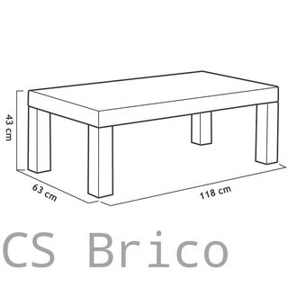 Muebles Jardín Belice Grafito