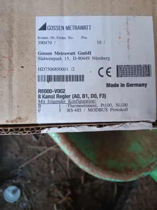 Gossen Metrawatt R6000-V002 Regulador 8 Canales