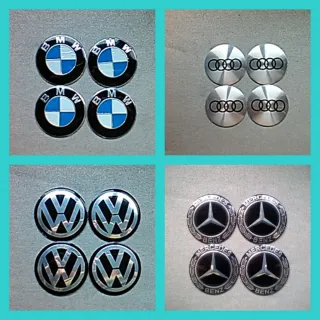 Pegatina 56mm tapabuje Audi BMW Volkswagen Mercede