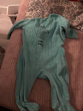 Pijama bebé azul zorro 68cm