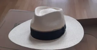 Sombrero Panamá Blanco y Negro