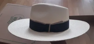 Sombrero Panamá Blanco y Negro